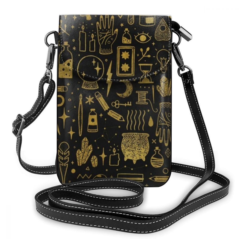 Tarot Shoulder Bag Tarot Leather Bag Print Trendy Women Bags Multi Purpose Shopping High quality Purse