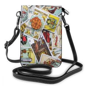 Tarot Shoulder Bag Tarot Leather Bag Print Trendy Women Bags Multi Purpose Shopping High quality Purse