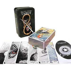 Tin Box Gilded Light Seers Tarot Card Fate Divination Family Party Game Tarot And A Variety Of Tin Box Gilded Tarot Options