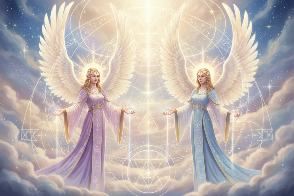 spirit guides angelic ethereal mystical fantasy 