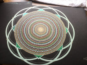 Energy Mandalas Intuitively Made For you! LARGE 20x30 inch