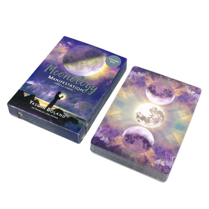 For Moonology Manifestation Oracle Cards English Version Tarot Board Games Divination Fate Home Family Entertainment Games Tarot